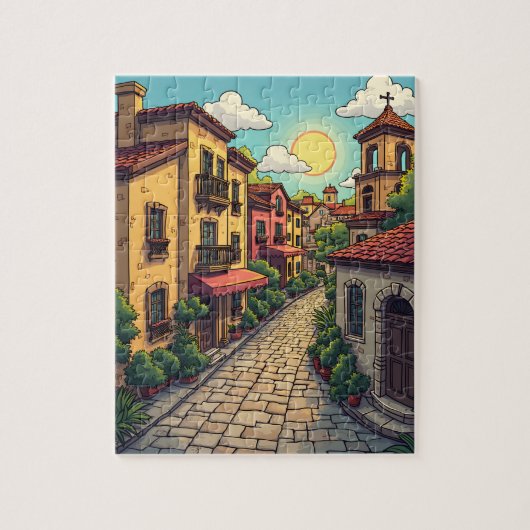 Prachtige stad puzzel (Verticaal)