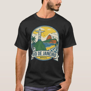 Prachtige Stad: Rio Skyline, Strand & Voetbal T-shirt