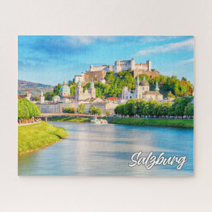 Prachtige stad Salzburg, Oostenrijk Legpuzzel