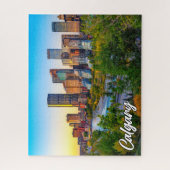 Prachtige stad van Calgary, Alberta, Canada Legpuzzel (Verticaal)
