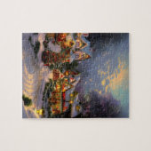 Prachtige stadscentrum, kerstfeest legpuzzel (Horizontaal)