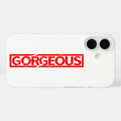 Prachtige Stamp Case-Mate iPhone Case (Achterkant (horizontaal))