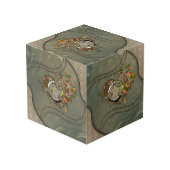 Prachtige steampunk klok kubus (Achter hoekig)