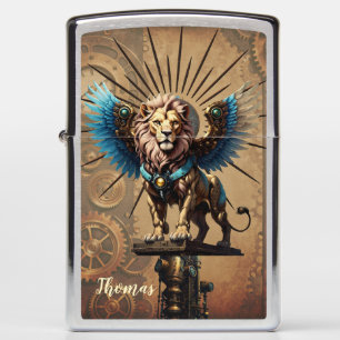 Prachtige steampunk leeuw