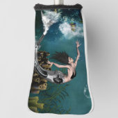 Prachtige steampunk zeemeermin golfheadcover (Draai 90)