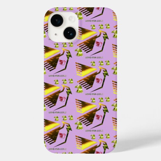 prachtige stijl Case-Mate iPhone case (Achterkant)