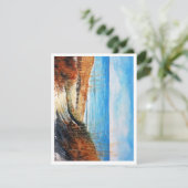 Prachtige strand zandduinen kunst (Staand voorkant)