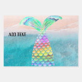 Prachtige stranden en zeemeerminnen voor zee inpakpapier vel (Voorkant 3)