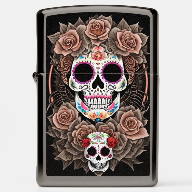 Prachtige Sugar Skull Art - Vier traditie (Front)