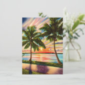 Prachtige Sunset Florida Verhuisaankondiging (Staand voorkant)