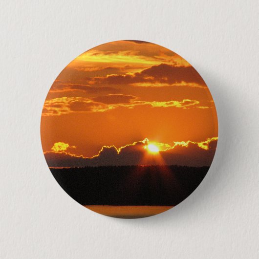 Prachtige Sunset Ronde Button 5,7 Cm (Voorkant)