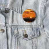 Prachtige Sunset Ronde Button 5,7 Cm (In situ)