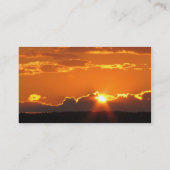 Prachtige Sunset Visitekaartje (Achterkant)