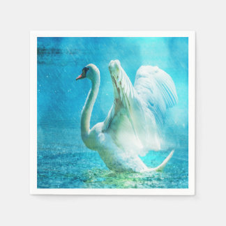 Prachtige Swan Paper servetten