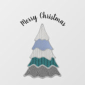 Prachtige Sweather Kerstboom Raamsticker (Vel)