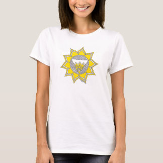 Prachtige T-shirt met de zonnepaniekkamer