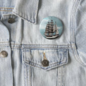 Prachtige Tall Ship Button (In situ)