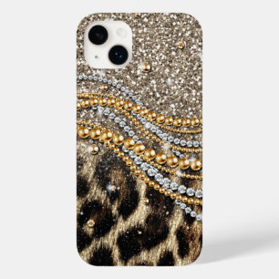 Prachtige teedy Leopard Faux Dierendruk Case-Mate iPhone 14 Plus Hoesje