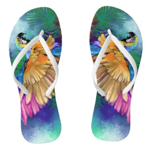 Prachtige Teenslippers van de Parrot