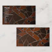 Prachtige tegel van het helter-skelter visitekaartje (Voorkant / Achterkant)