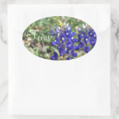 Prachtige Texas Bluebonnet Wildflower Sticker (Tas)