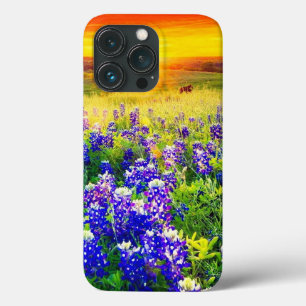 Prachtige Texas bluebonnets iPhone 13 Pro Hoesje