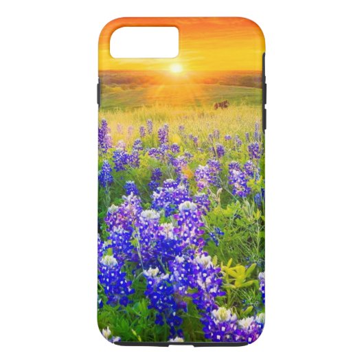 prachtige Texas bluebonnets Case-Mate iPhone Case (Achterkant)