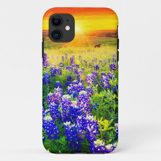 prachtige Texas bluebonnets Case-Mate iPhone Case (Achterkant)