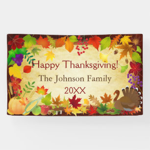 Prachtige Thanksgiving Harvest Spandoek