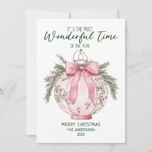 Prachtige tijd van het jaar Kerstlantaarn Feestdagenkaart