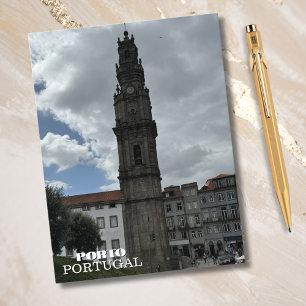 Prachtige toren Porto Portugal reisfotografie Feestdagenkaart