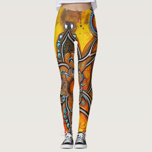 Prachtige traditionele Leggings (Voorkant)