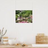 Prachtige tuin poster (Keuken)