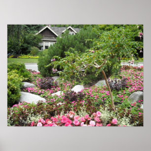 Prachtige tuin poster