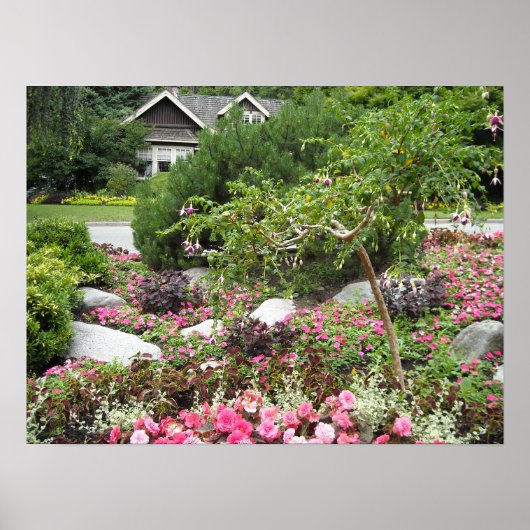 Prachtige tuin poster (Voorkant)