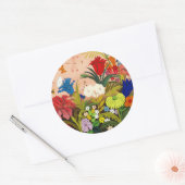 Prachtige tuin ronde Sticker (Envelop)
