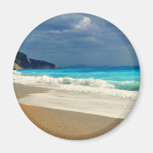 Prachtige Turquoise Blue Zee tropische fotografie Magneet