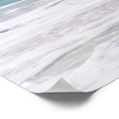 Prachtige Turquoise Wave Poster (Hoek)