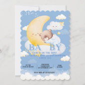 Prachtige uitnodiging tot Baby shower (Voorkant)