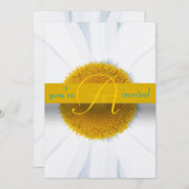 Prachtige uitnodiging voor weduwschap met de legan (Voorkant / Achterkant)