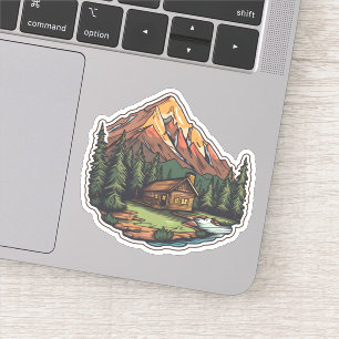Prachtige Uitzicht Vacation Home Mountain Cabin Sticker