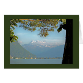 Prachtige uitzicht van de Zwitserse Alpen