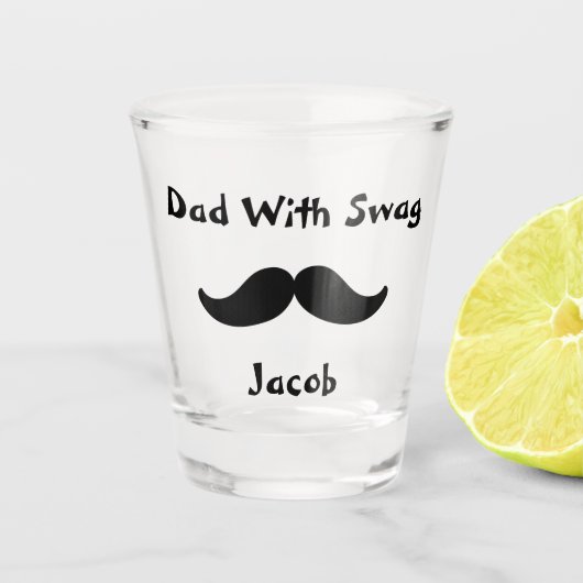 Prachtige vader met Swag Shot Glas (Voorkant)