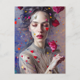 Prachtige Valentijn Goddess Briefkaart