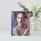 Prachtige Valentijn Goddess Briefkaart (Staand voorkant)