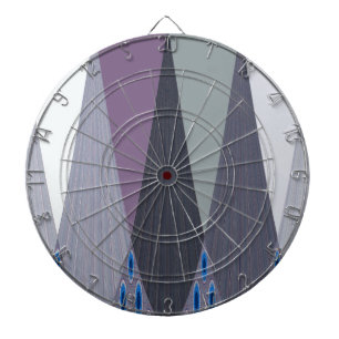 Prachtige verbazingwekkende Chevron Design Art Pri Dartbord