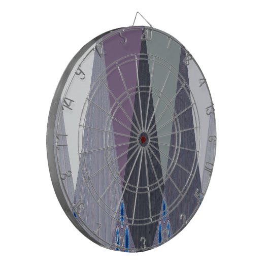 Prachtige verbazingwekkende Chevron Design Art Pri Dartbord (Voorkant Links)