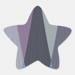 Prachtige verbazingwekkende Chevron Design Art Pri Ster Sticker