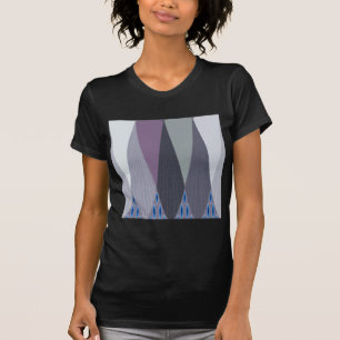 Prachtige verbazingwekkende Chevron Design Art Pri T-shirt