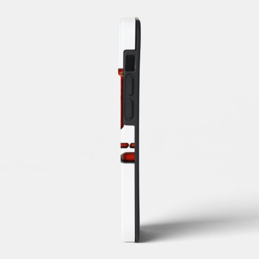 Prachtige verbazingwekkende in reliëf gemaakte rod Case-Mate iPhone case (Achterkant / Links)